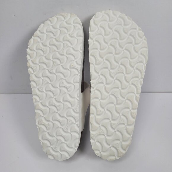 Papillio by Birkenstock Gizeh Platform Vegan Womens White Sandal US Size 6 EU 37 - Picture 7 of 8